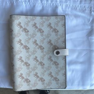 Coach chalk horse and carriage note book cover!